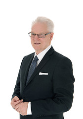 Image showing Portrait of handsome senior businessman.