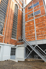 Image showing Brick building, lisbon, portugal