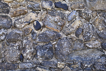 Image showing stone wall background with lots of texture