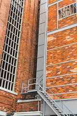 Image showing Brick building, lisbon, portugal