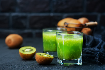 Image showing kiwi smoothie