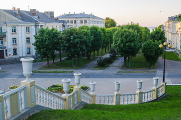 Image showing Staircase in the City Park in Sillamäe, Estonia
