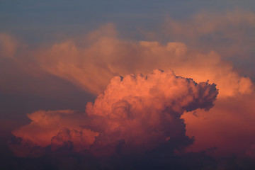 Image showing Clouds Reflecting Sunrise