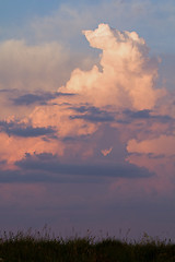 Image showing Sunrise on Clouds 