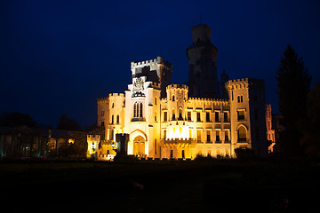 Image showing Hluboka nad Vltavou, South Bohemian, Czech Republic