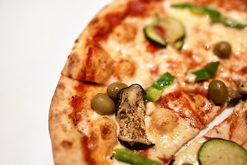 Image showing close up of pizza