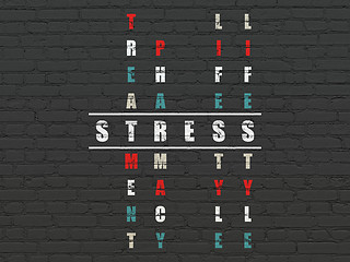 Image showing Healthcare concept: Stress in Crossword Puzzle