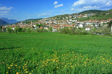 Image showing Alpine town