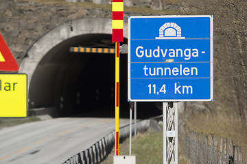 Image showing Gudvangatunellen