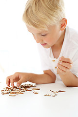 Image showing Happy child, learning through play