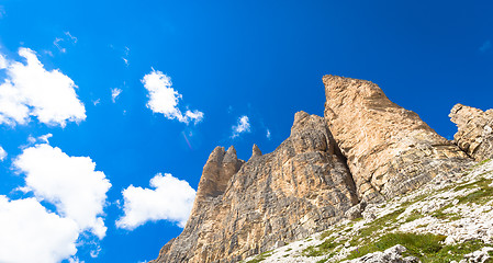 Image showing Landmark of Dolomites - Tre Cime di Lavaredo