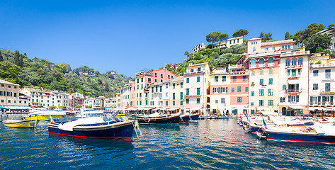 Image showing Portofino, Italy - Summer 2016 - view from the sea