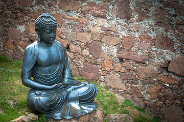 Image showing Meditating Buddha Statue 