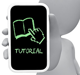 Image showing Tutorial Online Means Learn Internet And Tutoring 3d Rendering