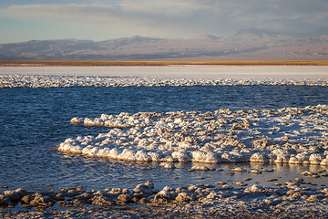 Image showing Laguna Tebinquinche landscape in San Pedro de Atacama, Chile