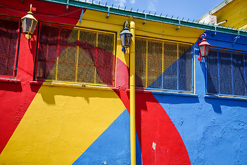 Image showing Colorful houses in Caminito, Buenos Aires