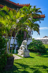 Image showing Chinese temple in Papeete on Tahiti island