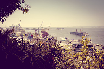 Image showing Valparaiso harbor, Chile