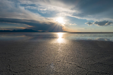 Image showing Salar de Uyuni desert, Bolivia