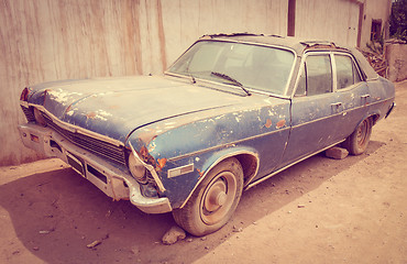 Image showing Old rusty car