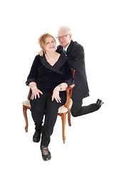 Image showing Older couple in lovely pose. 