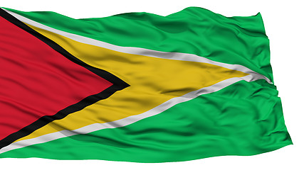 Image showing Isolated Guyana Flag