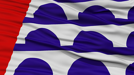 Image showing Closeup Des Moines Flag