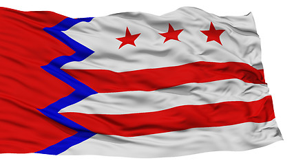 Image showing Isolated Washington City Flag, United States of America