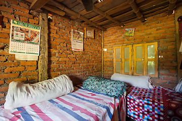 Image showing Nepalese farmhouse beds