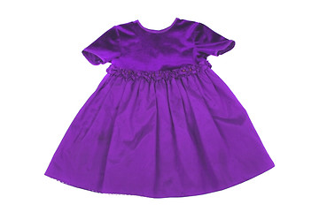 Image showing violet dress for little princess