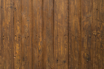 Image showing Brown wooden panel