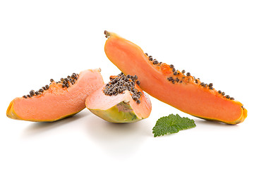 Image showing Fresh and tasty papaya