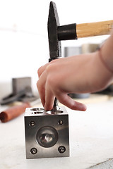 Image showing Jewelry tools. Metalwork, jewelry tools.