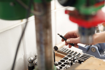 Image showing Jewelry tools. Metalwork, jewelry tools.