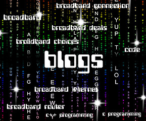 Image showing Blogs Word Indicates Online Websites And Blogger