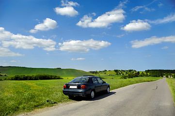 Image showing Car and landscape