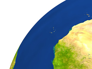 Image showing Country of Gambia satellite view