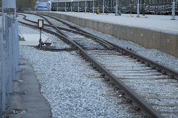 Image showing Norwegian Railway Tracks