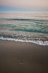 Image showing Alanya in the evening