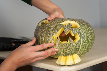 Image showing Preparing for halloween