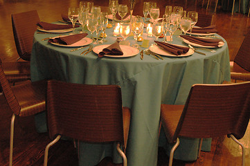 Image showing banquet table