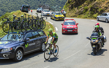 Image showing The Cyclist Dylan van Baarle - Tour de France 2015