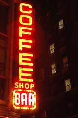 Image showing coffee shop bar