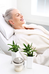 Image showing Relax in the spa salon