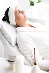 Image showing Relax in the beauty salon.