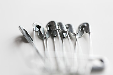 Image showing close up of sewing pins