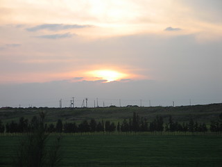 Image showing The sun goes down. Nicosia. Cyprus