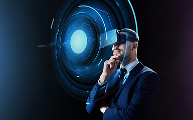 Image showing businessman in virtual reality headset