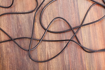 Image showing Cables on the floor