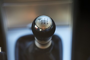 Image showing Manual gear stick